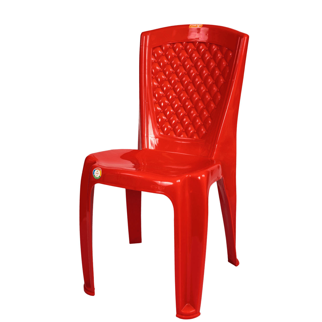 Armless plastic chairs