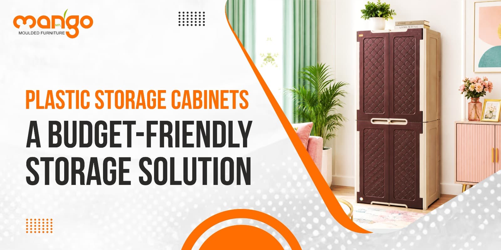 Plastic storage cabinets