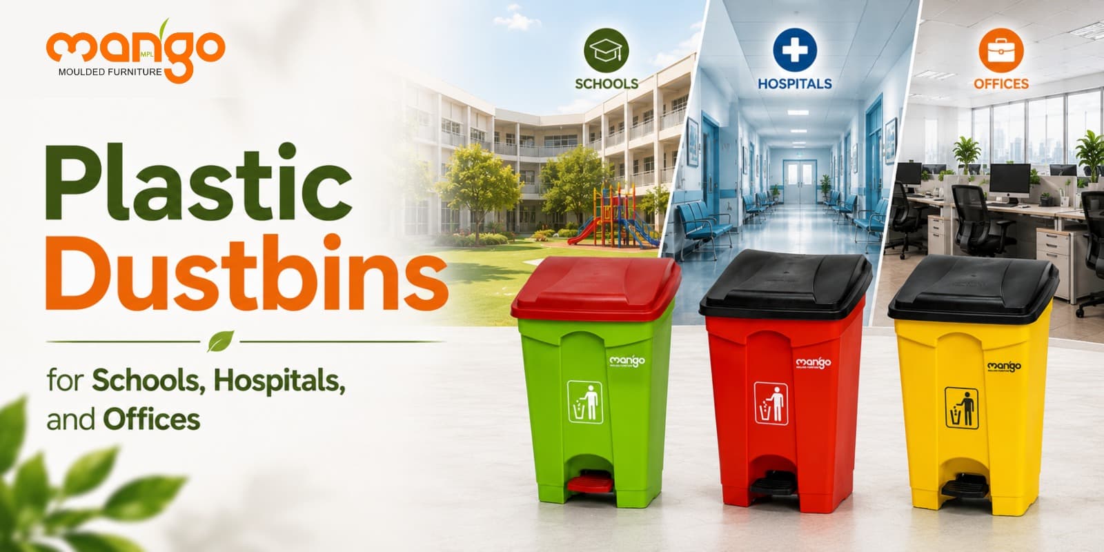 Plastic dustbins