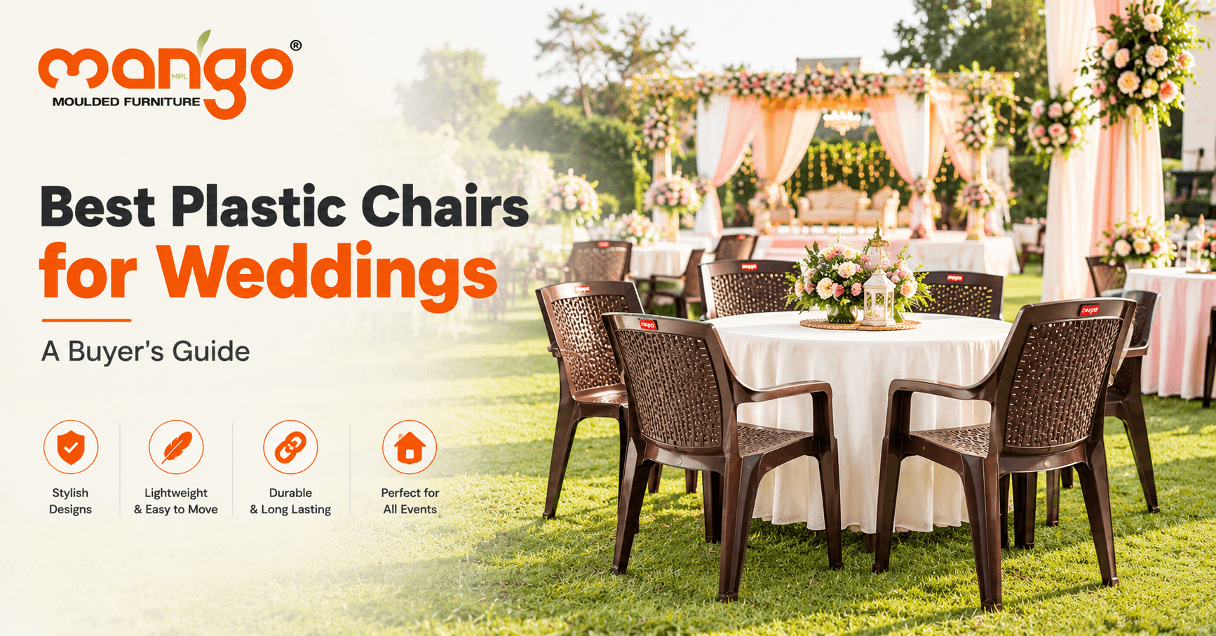 plastic chairs for weddings